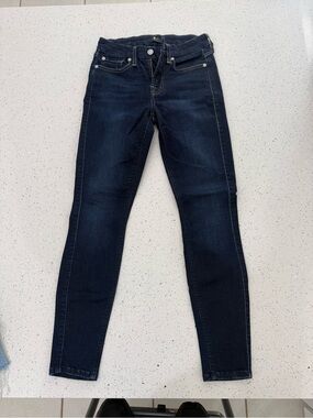 Dark Blue Women’s 7 for all man kind Skinny Jeans